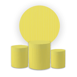 Kit Capa Painel Redondo + Trio Cilindros Decoração... - Loja | Bibi Painéis