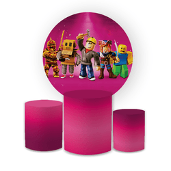 Kit Capa Painel Redondo + Trio Cilindros Decoração... - Loja | Bibi Painéis