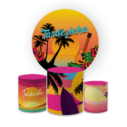 Kit Capa Painel Redondo + Trio Cilindros Decoração... - Loja | Bibi Painéis