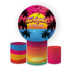 Kit Capa Painel Redondo + Trio Cilindros Decoração... - Loja | Bibi Painéis