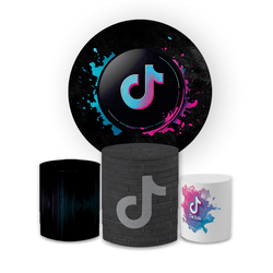 Kit Capa Painel Redondo + Trio Cilindros Decoração... - Loja | Bibi Painéis