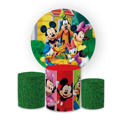 Kit Capa Painel Redondo + Trio Cilindros Decoração... - Loja | Bibi Painéis
