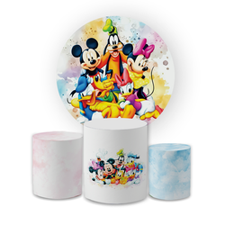Kit Capa Painel Redondo + Trio Cilindros Decoração... - Loja | Bibi Painéis