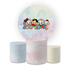 Kit Capa Painel Redondo + Trio Cilindros Decoração... - Loja | Bibi Painéis