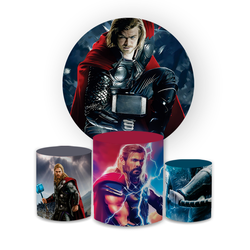 Kit Capa Painel Redondo + Trio Cilindros Decoração... - Loja | Bibi Painéis