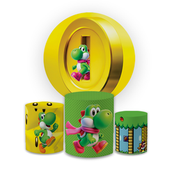 Kit Capa Painel Redondo + Trio Cilindros Decoração... - Loja | Bibi Painéis