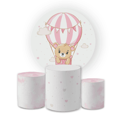 Kit Capa Painel Redondo + Trio Cilindros Decoração... - Loja | Bibi Painéis
