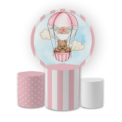 Kit Capa Painel Redondo + Trio Cilindros Decoração... - Loja | Bibi Painéis