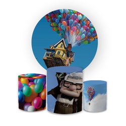 Kit Capa Painel Redondo + Trio Cilindros Decoração... - Loja | Bibi Painéis