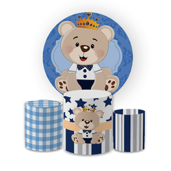 Kit Capa Painel Redondo + Trio Cilindros Decoração... - Loja | Bibi Painéis