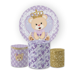 Kit Capa Painel Redondo + Trio Cilindros Decoração... - Loja | Bibi Painéis