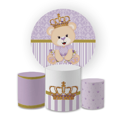 Kit Capa Painel Redondo + Trio Cilindros Decoração... - Loja | Bibi Painéis