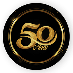 Capa Painel Redondo Decorativo Tema 50 Anos Decora... - Loja | Bibi Painéis