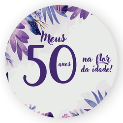 Capa Painel Redondo Decorativo Tema 50 Anos Decora... - Loja | Bibi Painéis