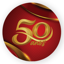 Capa Painel Redondo Decorativo Tema 50 Anos Decora... - Loja | Bibi Painéis