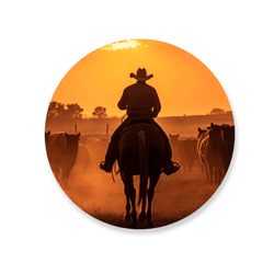 Capa Painel Redondo Decorativo Tema Agro Country F... - Loja | Bibi Painéis