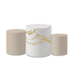 Trio Capas de Cilindros Sublimados Decorativo Tema... - Loja | Bibi Painéis