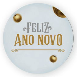Capa Painel Redondo Decorativo Tema Ano Novo Data ... - Loja | Bibi Painéis