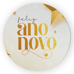 Capa Painel Redondo Decorativo Tema Ano Novo Data ... - Loja | Bibi Painéis