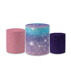 Trio Capas de Cilindros Sublimados Decorativo Tema... - Loja | Bibi Painéis