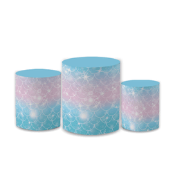 Trio Capas de Cilindros Sublimados Decorativo Tema... - Loja | Bibi Painéis