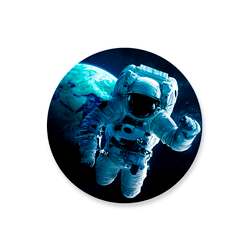Capa Painel Redondo Decorativo Tema Astronauta Esp... - Loja | Bibi Painéis