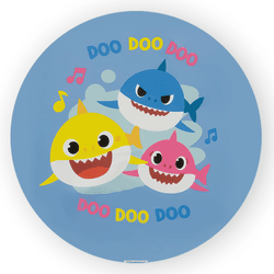 Capa Painel Redondo Decorativo Tema Baby Shark Dec... - Loja | Bibi Painéis