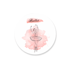 Capa Painel Redondo Decorativo Tema Bailarina Deco... - Loja | Bibi Painéis