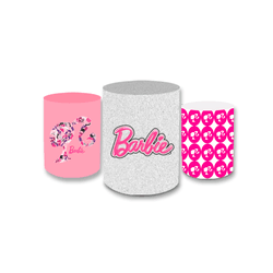 Trio Capas de Cilindros Sublimados Decorativo Tema... - Loja | Bibi Painéis