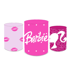 Trio Capas de Cilindros Sublimados Decorativo Tema... - Loja | Bibi Painéis