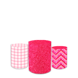 Trio Capas de Cilindros Sublimados Decorativo Tema... - Loja | Bibi Painéis