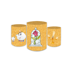 Trio Capas de Cilindros Sublimados Decorativo Tema... - Loja | Bibi Painéis