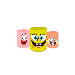 Trio Capas de Cilindros Sublimados Decorativo Tema... - Loja | Bibi Painéis