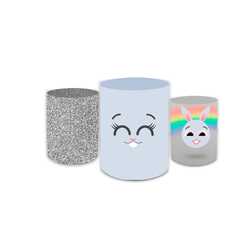 Trio Capas de Cilindros Sublimados Decorativo Tema... - Loja | Bibi Painéis