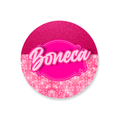 Capa Painel Redondo Decorativo Tema Boneca Decoraç... - Loja | Bibi Painéis