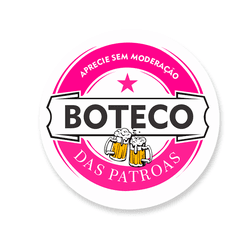 Capa Painel Redondo Decorativo Tema Boteco Decoraç... - Loja | Bibi Painéis