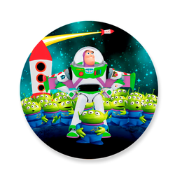 Capa Painel Redondo Decorativo Tema Buzzlightyear ... - Loja | Bibi Painéis