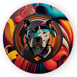 Capa Painel Redondo Decorativo Tema Cachorrinho Pe... - Loja | Bibi Painéis
