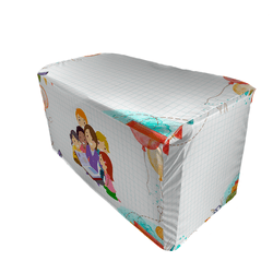 Capa Mesa Tecido Premium Sublimado Veste Fácil 0,7... - Loja | Bibi Painéis