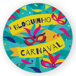 Capa Painel Redondo Decorativo Tema Carnaval Data ... - Loja | Bibi Painéis