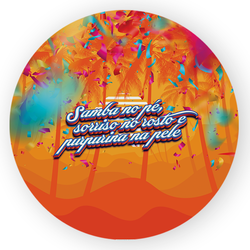 Capa Painel Redondo Decorativo Tema Carnaval Data ... - Loja | Bibi Painéis