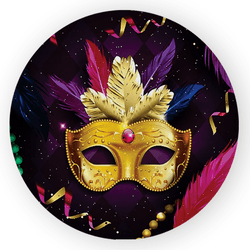 Capa Painel Redondo Decorativo Tema Carnaval Data ... - Loja | Bibi Painéis