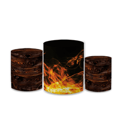 Trio Capas de Cilindros Sublimados Decorativo Tema... - Loja | Bibi Painéis