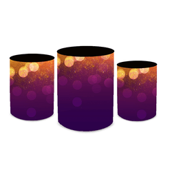 Trio Capas de Cilindros Sublimados Decorativo Tema... - Loja | Bibi Painéis