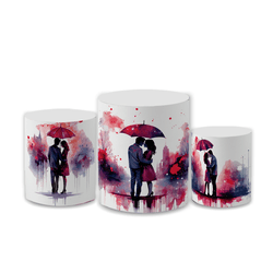 Trio Capas de Cilindros Sublimados Decorativo Tema... - Loja | Bibi Painéis