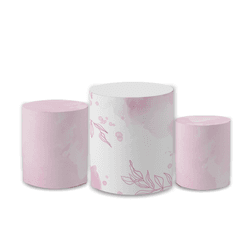 Trio Capas de Cilindros Sublimados Decorativo Tema... - Loja | Bibi Painéis