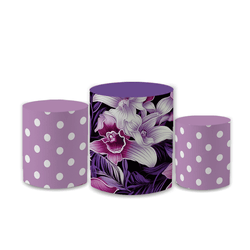 Trio Capas de Cilindros Sublimados Decorativo Tema... - Loja | Bibi Painéis