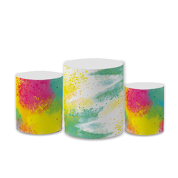 Trio Capas de Cilindros Sublimados Decorativo Tema... - Loja | Bibi Painéis