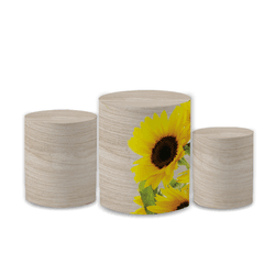 Trio Capas de Cilindros Sublimados Decorativo Tema... - Loja | Bibi Painéis