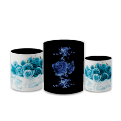 Trio Capas de Cilindros Sublimados Decorativo Tema... - Loja | Bibi Painéis